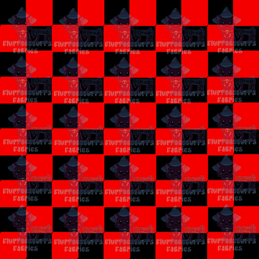Red and Black Checker