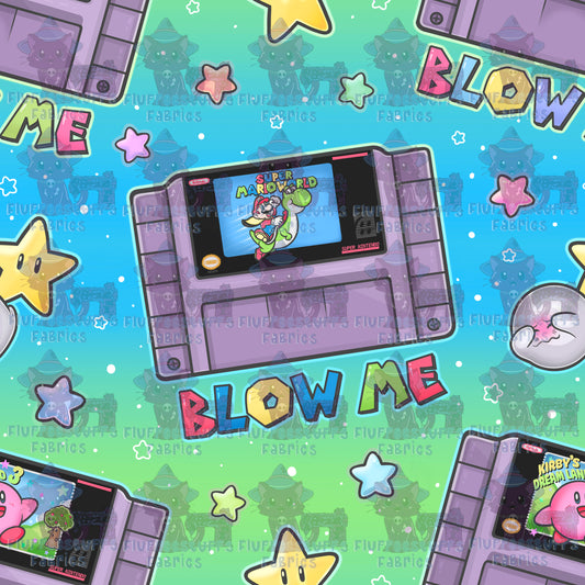 Retro Game Cartridge Blow Me