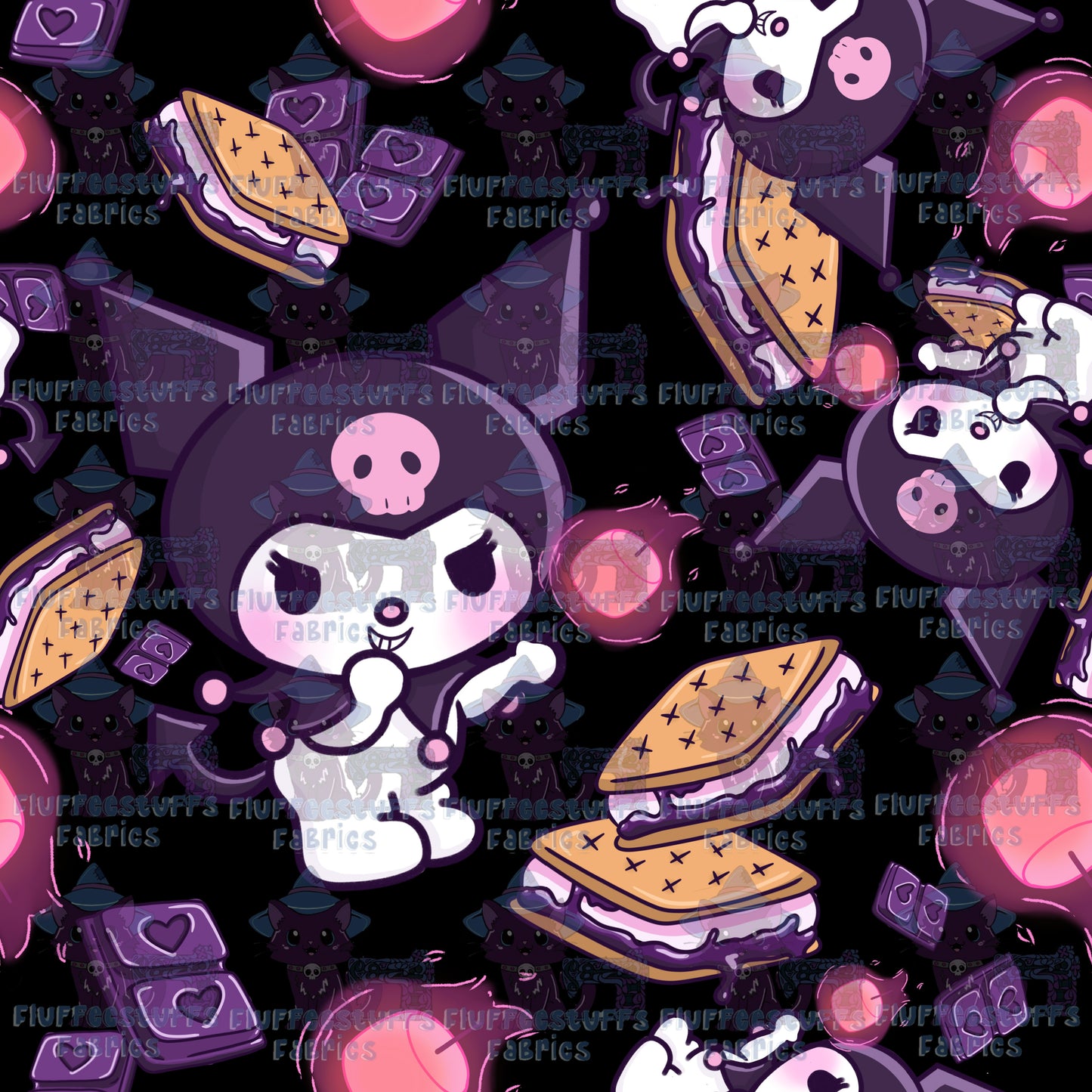 Sanrio Friends Dark Kitty Smores