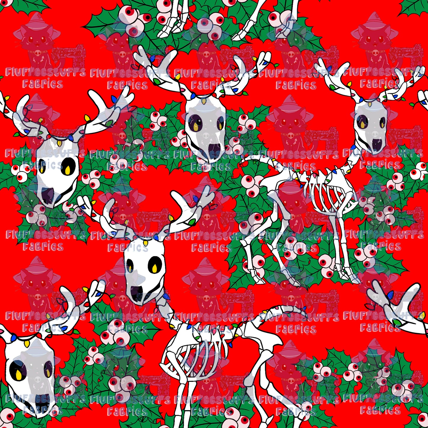 Skeleton Reindeer