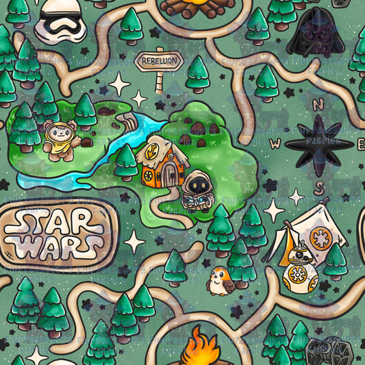 Space Wars Camper Map