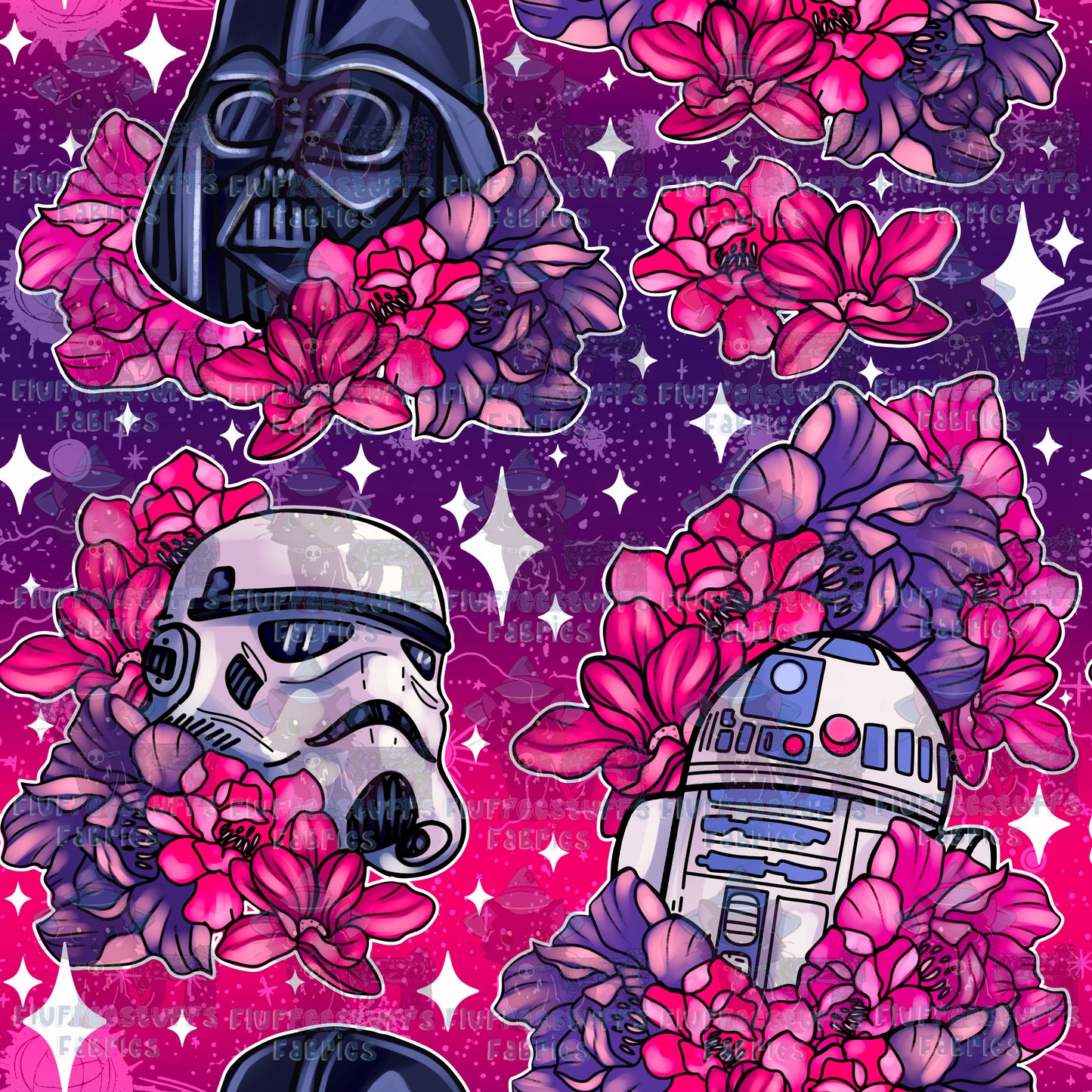 Space Wars Hextober Floral