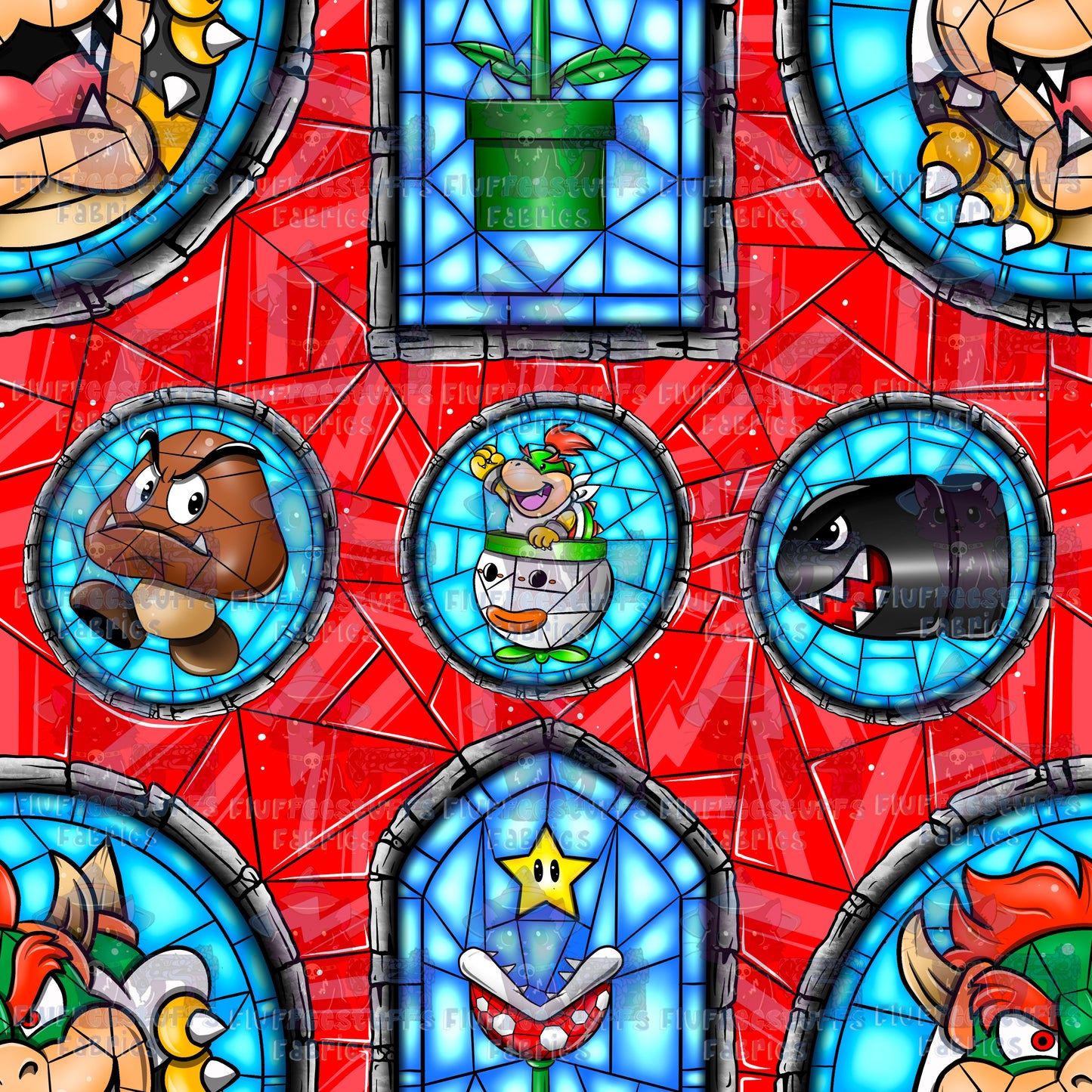 Stained Glass Plumber Bros Villain