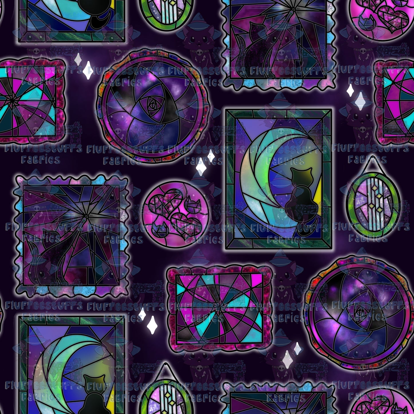 Stained Glass Void Cat