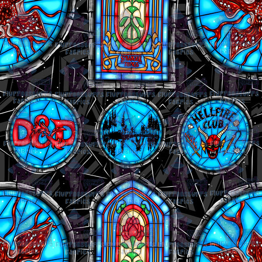 Strange Things Stained Glass