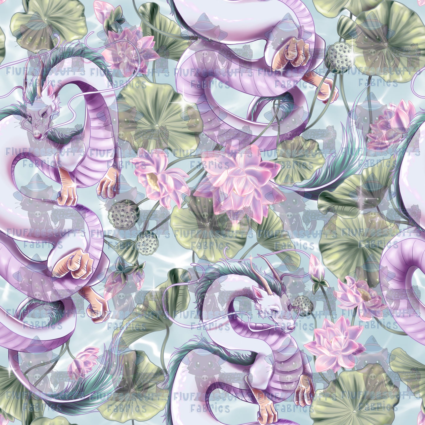 Studio Friends Dragon Within Lily Pads