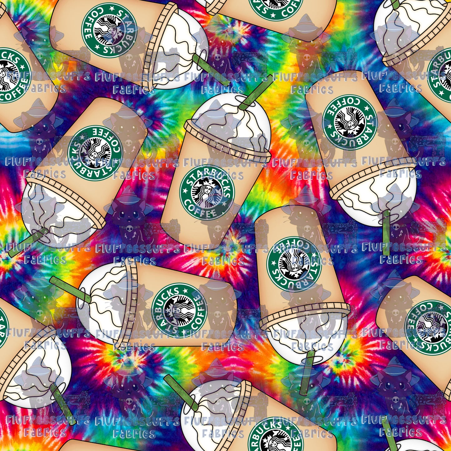 Coffee Toss Tie Dye