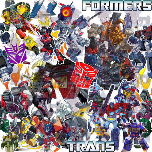 Transforming Robot Stickers