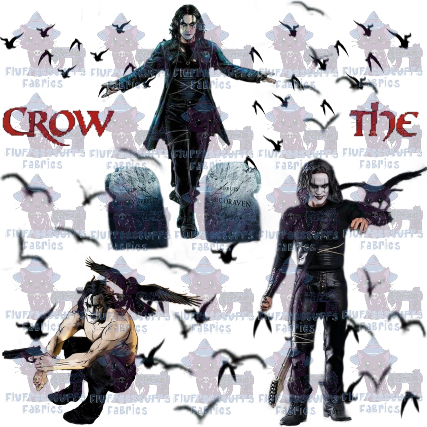 Transparant The Crow Stickers