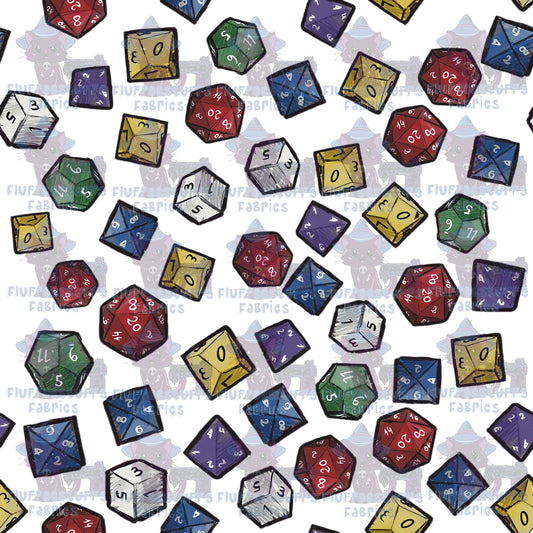 Transparent Dice Sketch