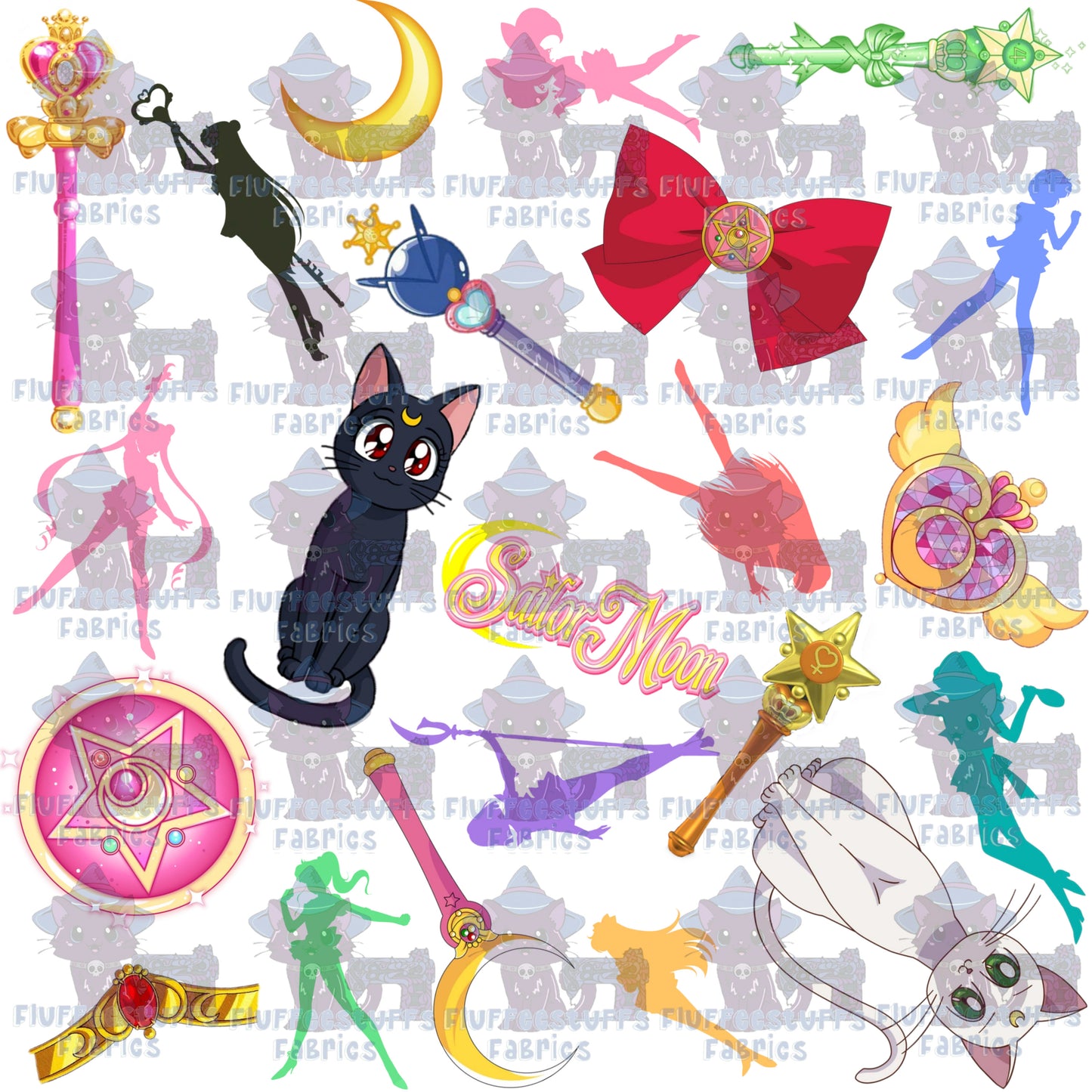 Transparent Moon Warrior Toss FSF