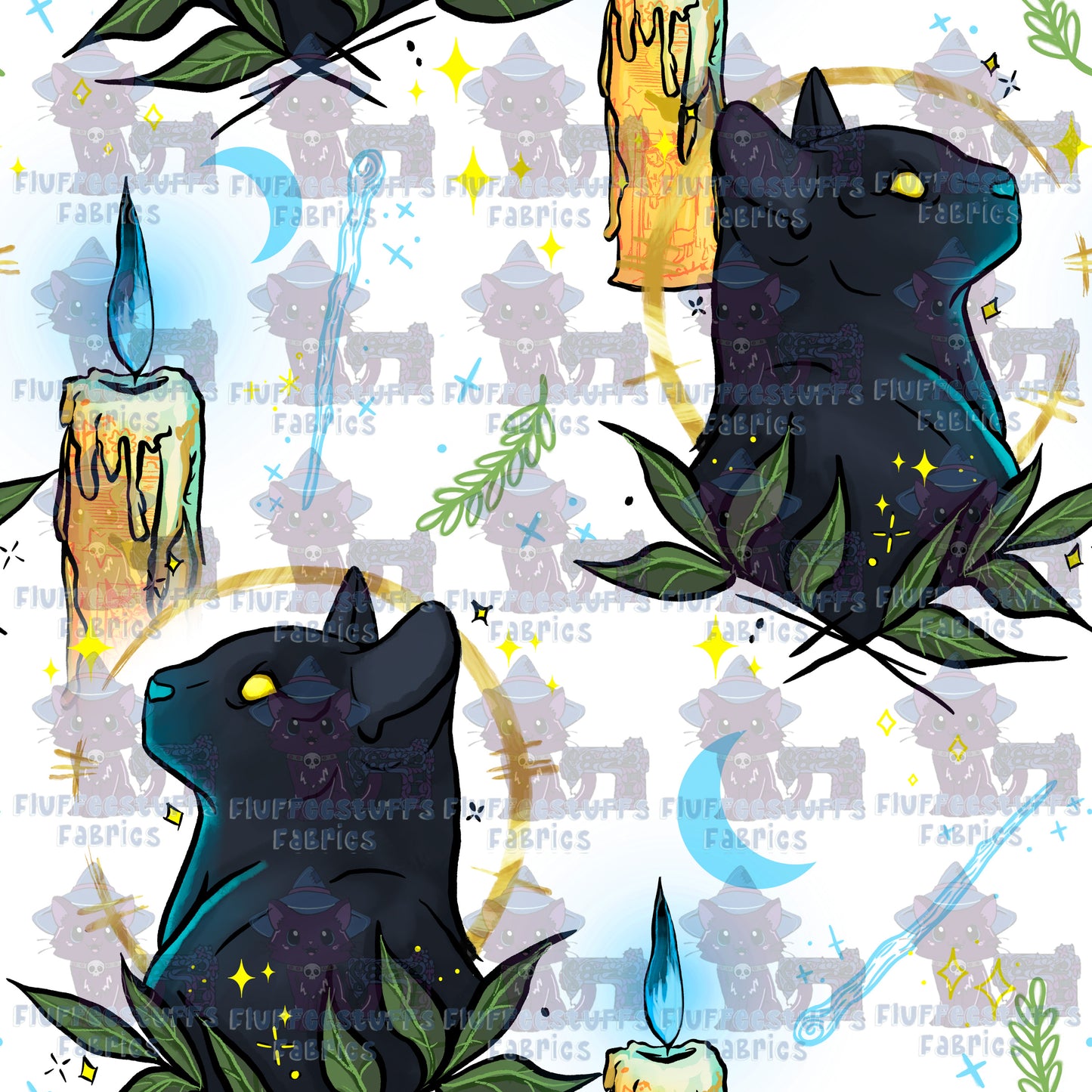 Transparent Witchy Sisters Void Cat