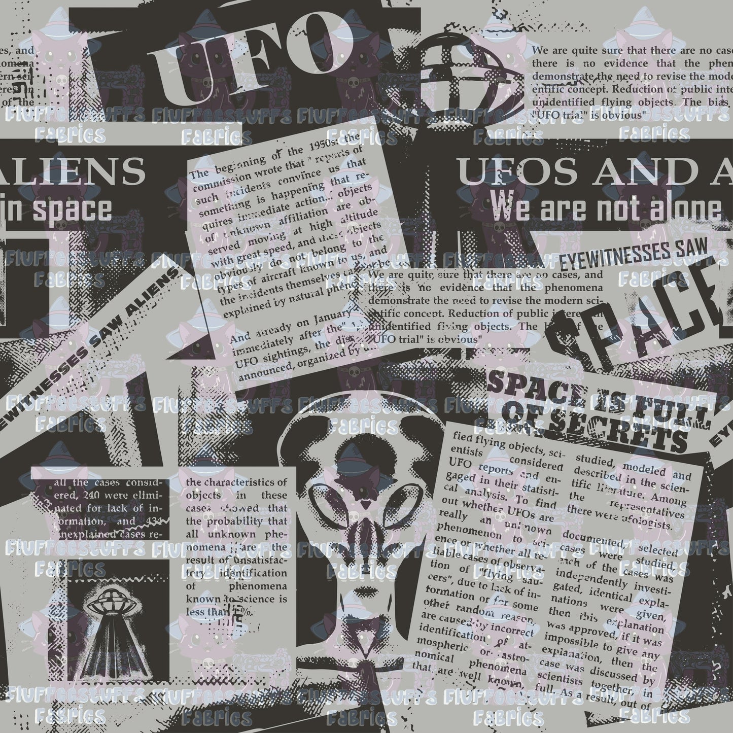 UFO Alien Newspaper Classic