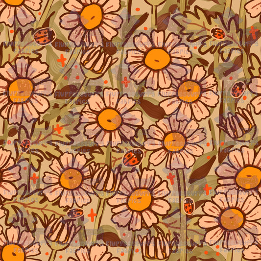 Vintage Daisy Garden A