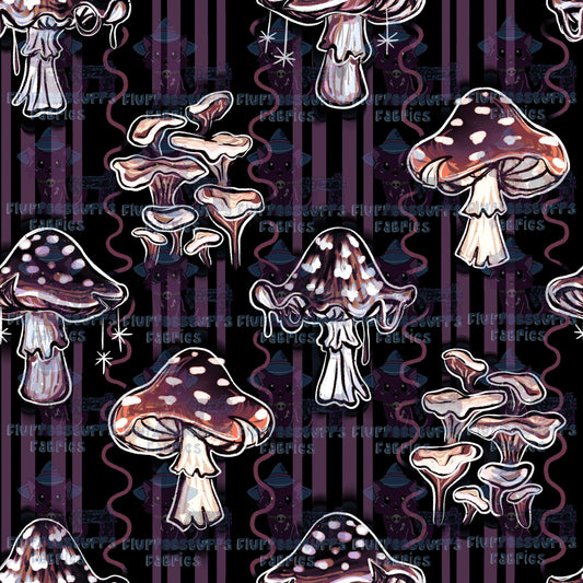 Vintage Mushrooms Sheets C
