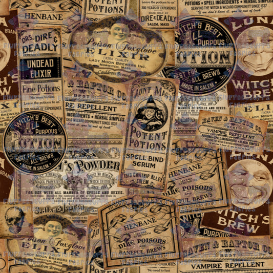 Wizard Potion Labels_