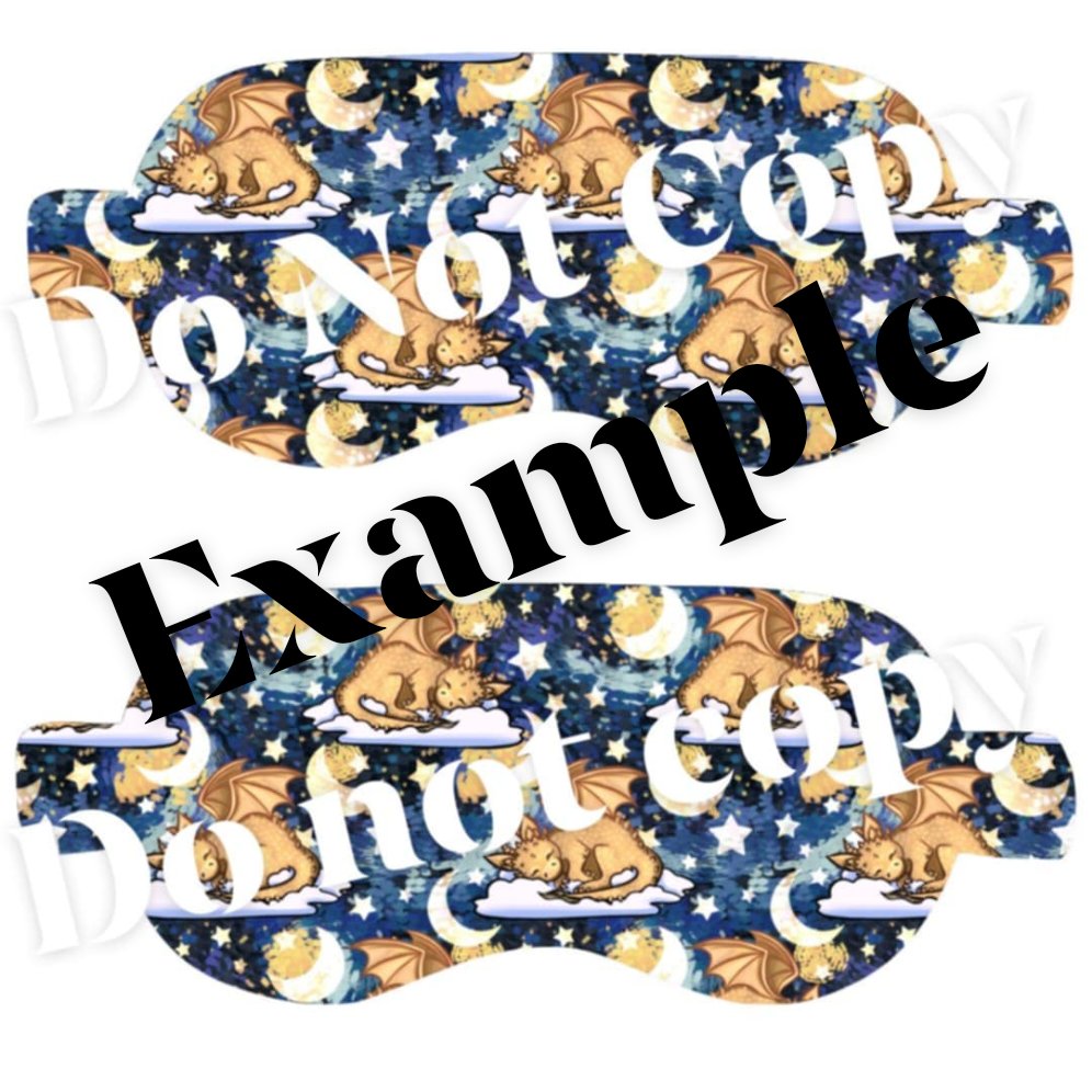 Cut & Sew Panel Sleep Mask