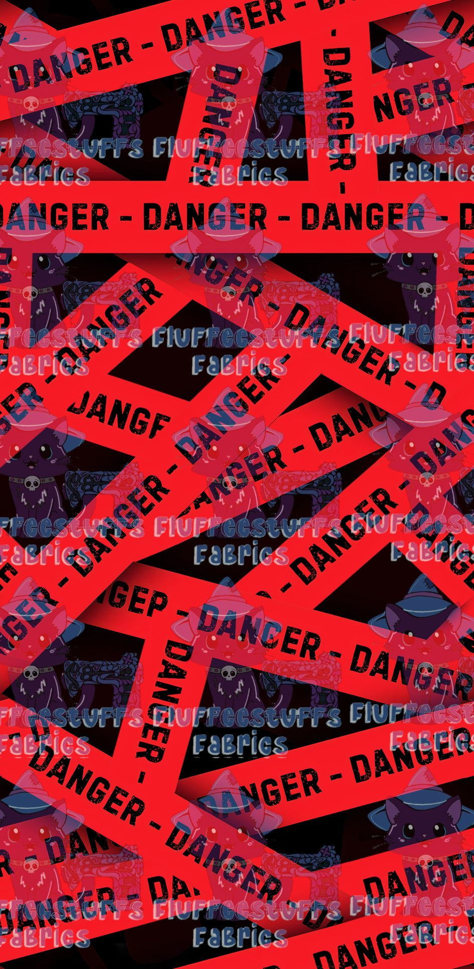 Crime Scene Tape Danger Red