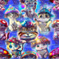 uWu Kittys (blue background)